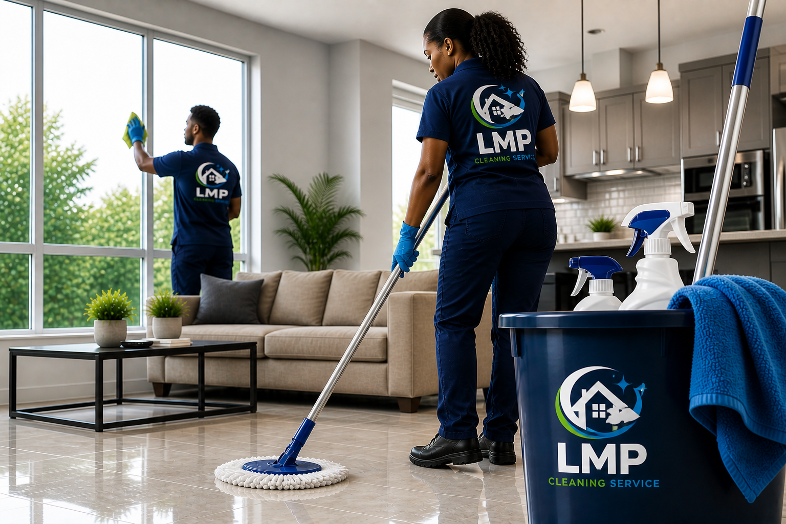 LMP Cleaning Service team at work